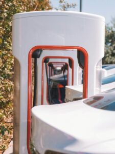 Electric vehicle charging stations in California